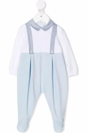 Il gufo Colour-block long-sleeve pajama