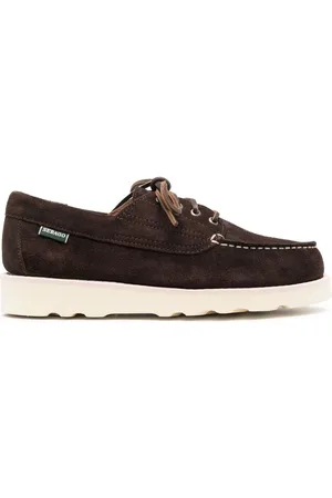 SEBAGO Lace-up suede boat shoes