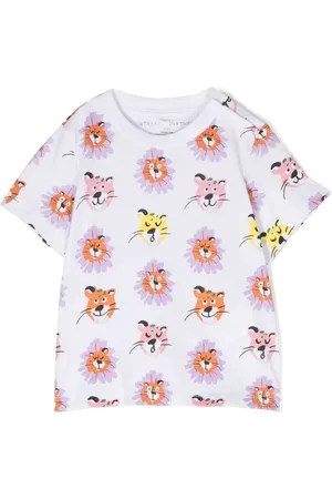 Stella McCartney Animal-print cotton T-shirt