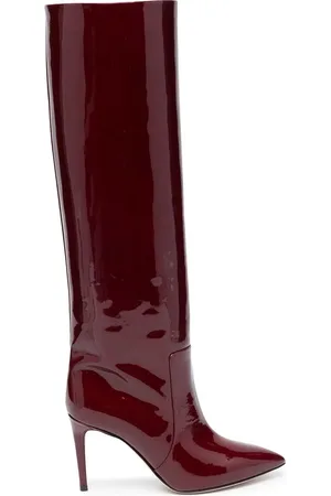 PARIS TEXAS 85mm patent leather boots