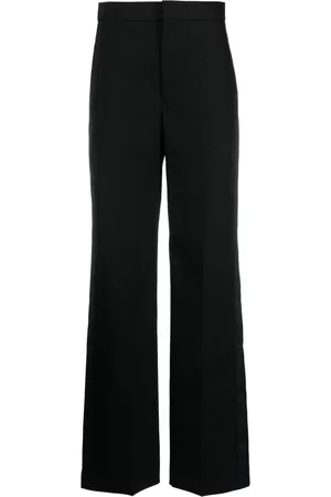 Isabel Marant Pressed-crease wide-leg trousers