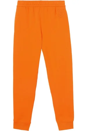Burberry Logo patch cotton track pants