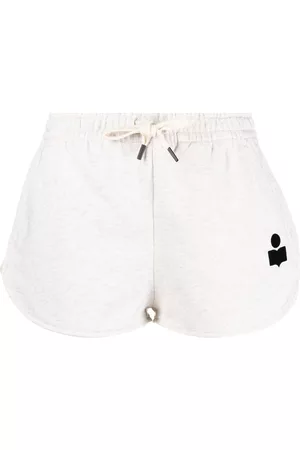 Marant Etoile Mifa logo-print track shorts