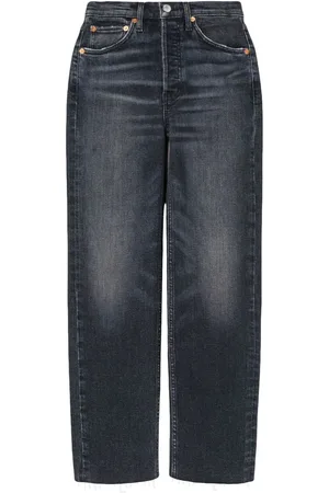 RE/DONE High-rise cropped jeans