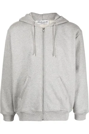 LEATHERSMITH OF LONDON Drawstring-hooded bomber jacket