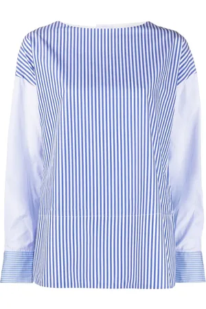 CO Striped patchwork blouse