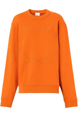 Burberry Oak Leaf Crest-embroidered cotton sweatshirt