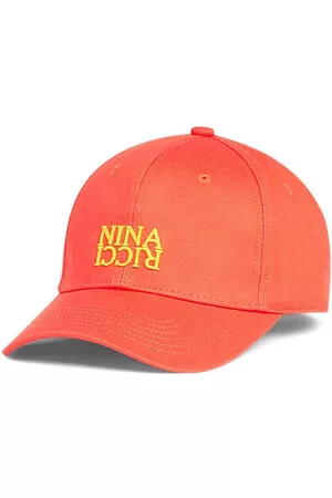 Nina Ricci Caps - Embroidered-logo cotton cap