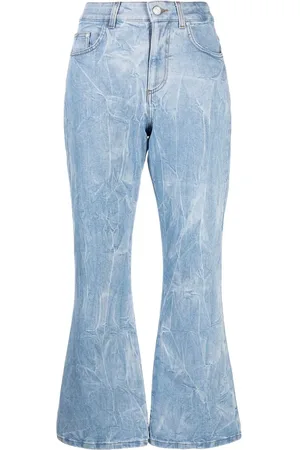 Stella McCartney Logo-patch cropped jeans