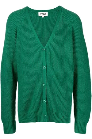 YMC Kurt ribbed-knit cardigan
