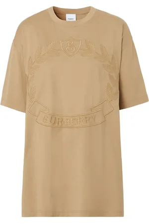 Burberry Embroidered EKD cotton oversized T-shirt