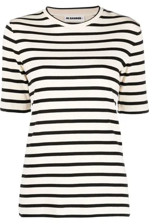Jil Sander Striped cotton T-shirt