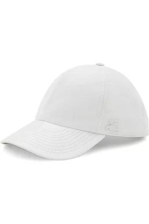 Courrèges Caps - Cotton logo-patch cap