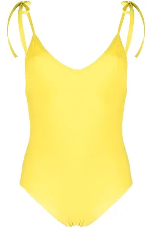 Isabel Marant Swan spaghetti-strap swimsuit