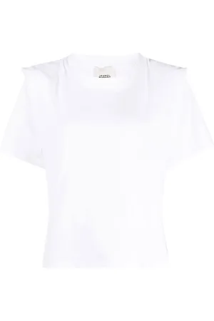 Isabel Marant Zelitos pleat-detail T-shirt