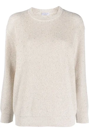 Brunello Cucinelli Chunky-knit crew-neck jumper