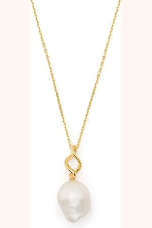 Maria Black Twister pearl necklace