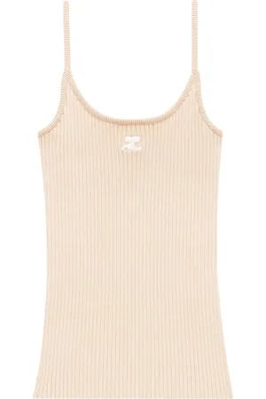 Courrèges Reedition ribbed tank top