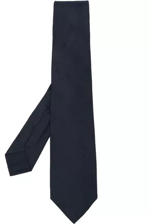 BARBA Men Bow Ties - Logo embroidery silk tie