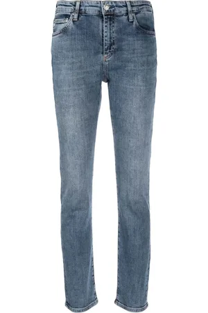AG Jeans High-rise straight-leg jeans