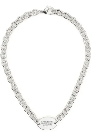 Dsquared2 Dog-tag chain-link necklace