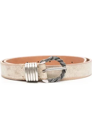 Golden Goose Worn-effect spiral belt