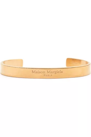 Maison Margiela Logo-engraved cuff bracelet