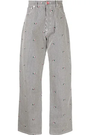Kenzo Floral-print straight-leg jeans