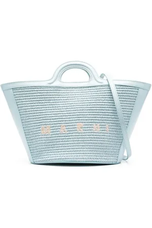 Marni Tropicalia logo-embroidered tote bag