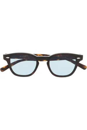 Eyevan 7285 Tortoiseshell-effect square-frame sunglasses