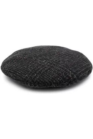 Pins & Needles Men Hats - Check-pattern knit beret
