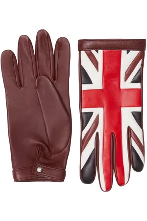 Burberry Men Gloves - Multi-panel polished-finish gloves