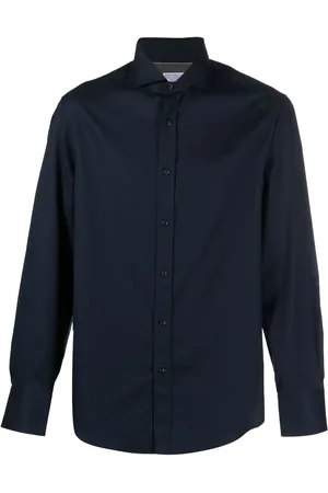 Brunello Cucinelli Plain long-sleeve shirt