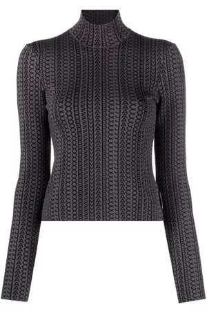 Marc Jacobs The Monogram compact-knit mock-neck jumper