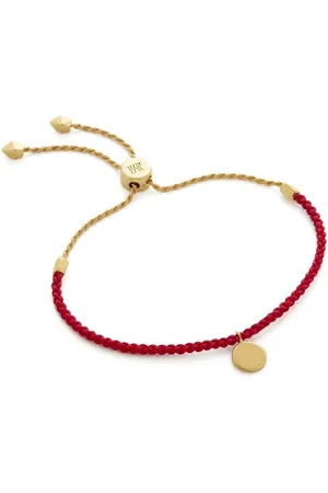 Monica Vinader Logo-plaque friendship bracelet
