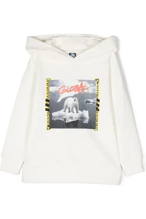 North Sails Polar bear graphic-print hoodie