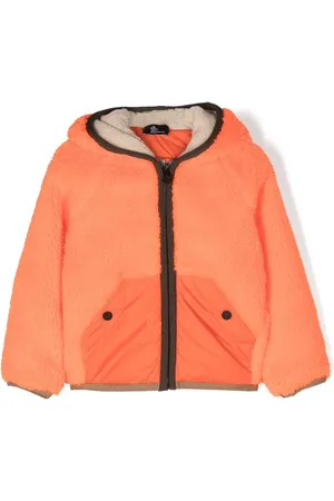 Moncler Zip-up fleece-lined hooded jacket