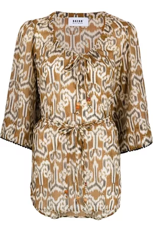 Bazar Deluxe Ikat pattern-print tunic