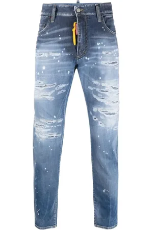 Dsquared2 Distressed-effect slim-cut jeans