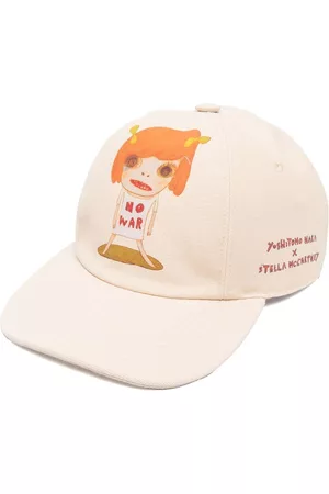 Stella McCartney X Yoshitomo Nara slogan-print baseball cap