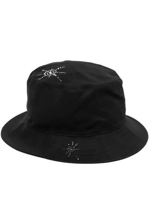 We11 Done Rhinestone-embellished bucket hat