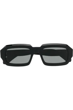 Retrosuperfuture Logo-print rectangle-frame sunglasses