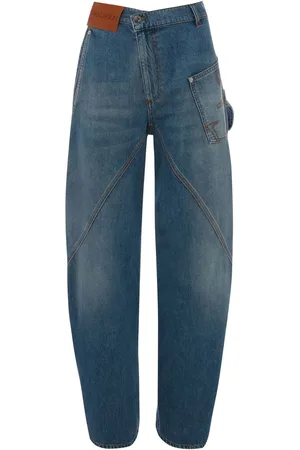 J.W.Anderson Oversized twisted wide-leg jeans