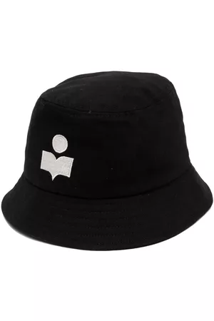 Isabel Marant Men Hats - Logo-embroidered bucket hat