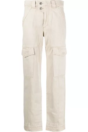Marant Etoile High-rise cargo-pocket trousers