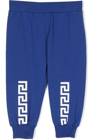 VERSACE Tapered Greca-print track pants