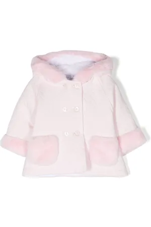 PATACHOU Faux-fur double-breasted coat