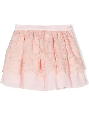 PATACHOU Lace-trim mini skirt