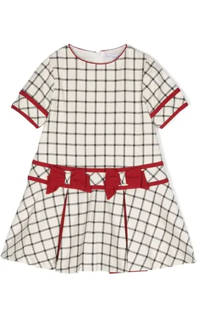 PATACHOU Interlock check-print midi dress