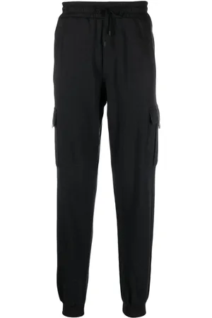 Kiton Logo-patch cargo track pants